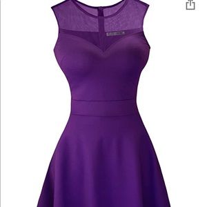 Sylvestidoso Purple Skater Dress - size 2x